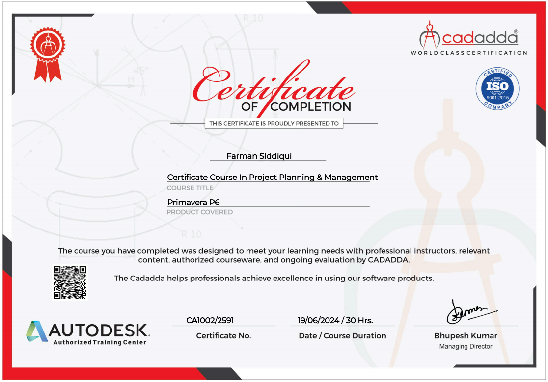 NSDC Certificate